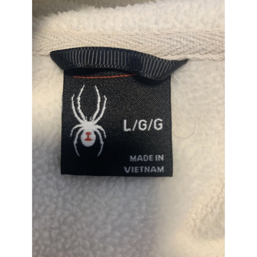 Spider Cara Waffle Knit Outdoor Ski Sweater Sweatshirt Hoodie Size L - Picture 4 of 8